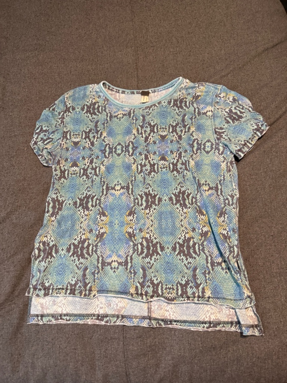 Free People snake print tee, S - Picture 2 of 8
